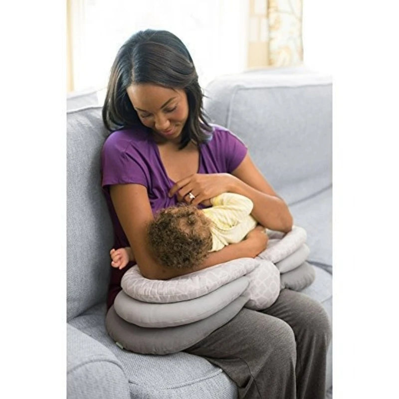 Coussin d’Allaitement Ajustable Confort Maman & Bébé