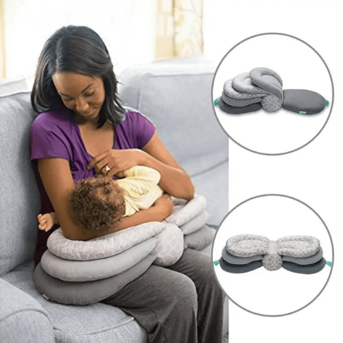Coussin d’Allaitement Ajustable Confort Maman & Bébé