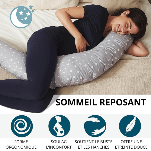 Coussin d’Allaitement & Maternité Confort Douce Nuit™