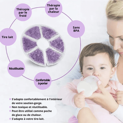 Coussinets de thérapie chaud/froid Douce Nuit™– Soulagement et confort pour l’allaitement